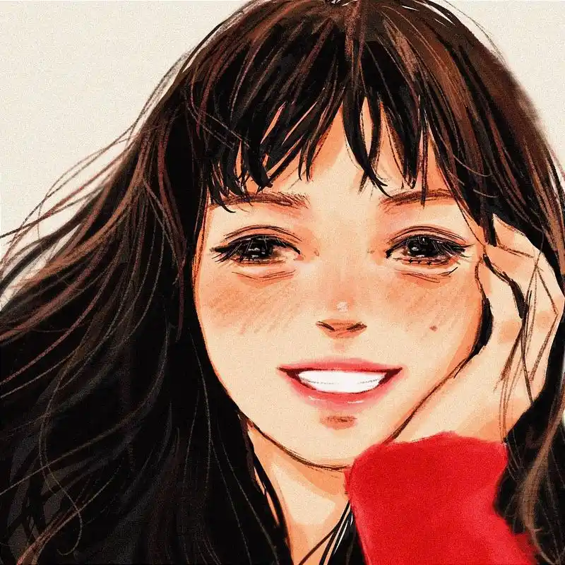(女生头像)清新手绘图