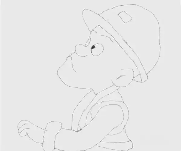 画光头强简笔画画光头强简笔画整个