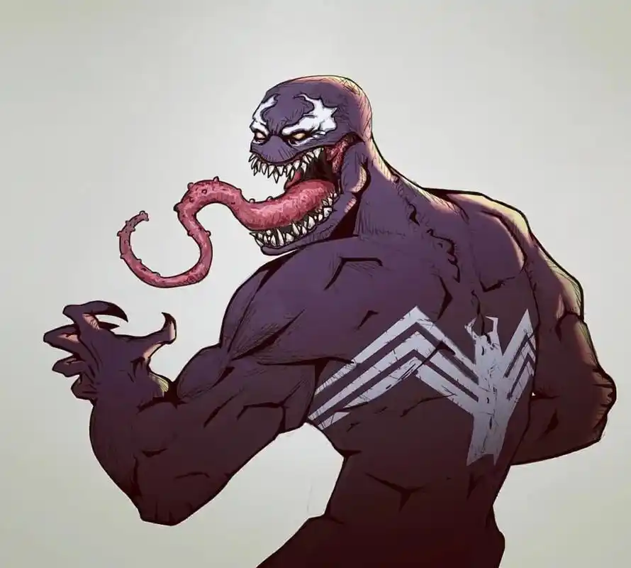 毒液(venom).美国漫威漫画旗下反英雄, 由黑暗的共生体 - 抖音