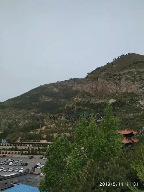 恒山庙宇群全景.