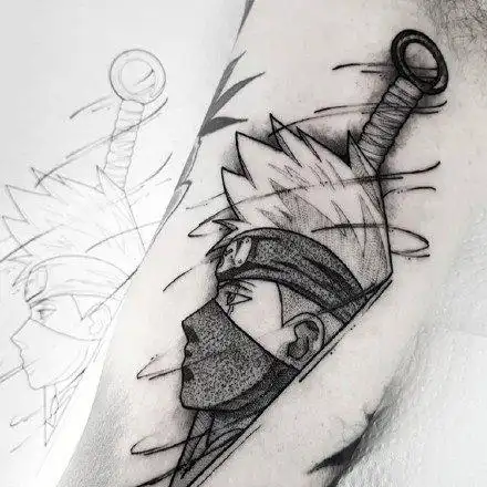 非常帅气的火影忍者纹身图案(4/9)