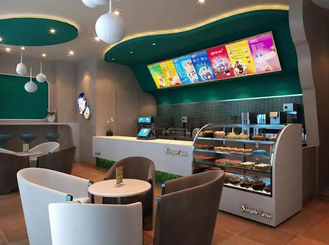 天津简单味道冰淇淋店|空间|家装设计|魔方box - 原创作品 - 站酷