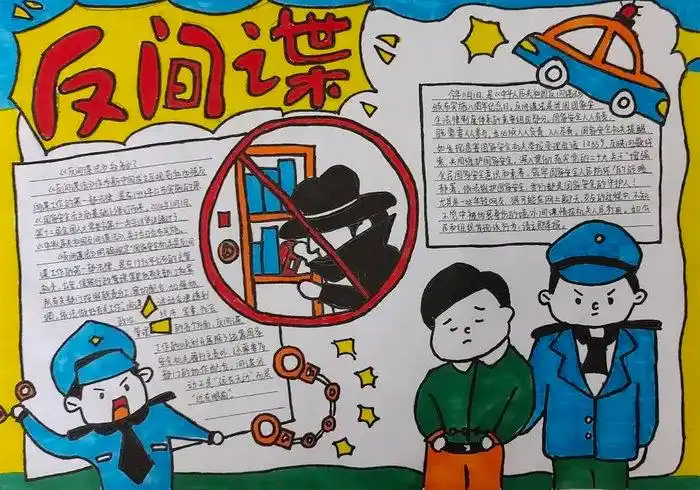 第八张国家安全法反间谍法手抄报内容7,第七张国家安全法反间谍法手