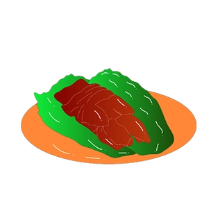 卡通手绘猪蹄矢量图