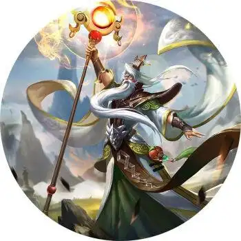 法手游王者荣耀周边海报武则天甄姬创意摆件送男女生生日礼物 姜子牙