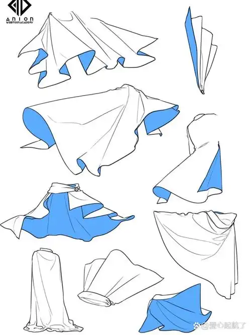 板绘教程7915披风/斗篷的画法,速成95 99光之逆子们 看看这是