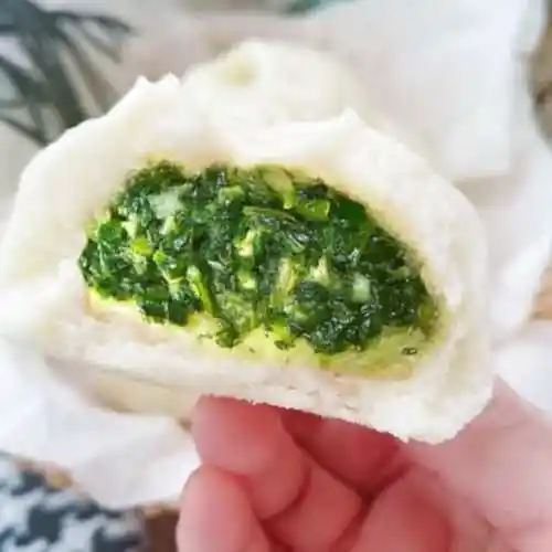 荠菜鸡蛋包子