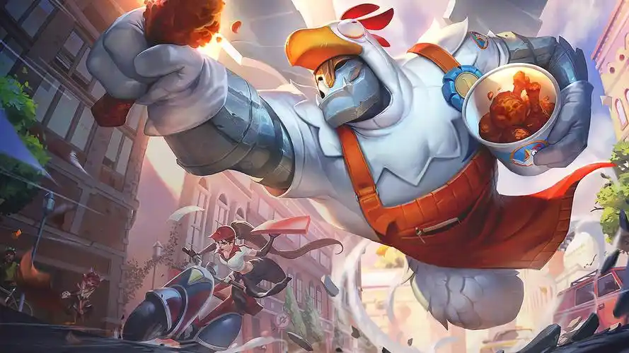 lol英雄联盟 正义巨像 加里奥 galio 鸡里奥 4k壁纸