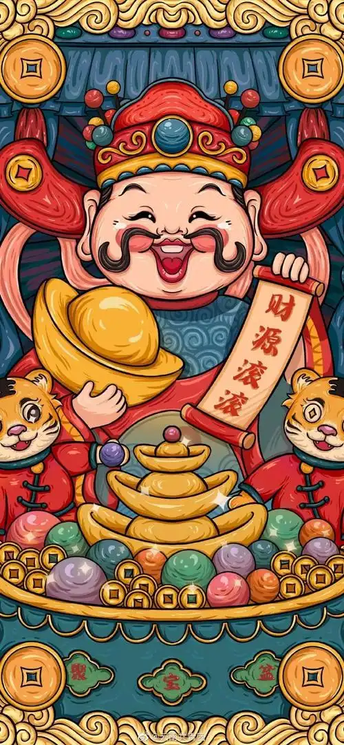 一波虎年好运壁纸,愿你新的一年虎虎生威,好运连连!919191