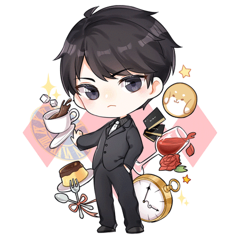 动漫头像恋与四个野男人q版动图