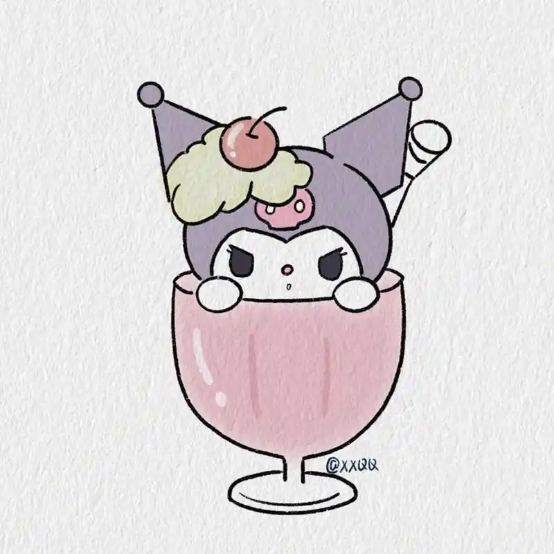 库洛米/简笔画教程 来自投稿,欢迎大家多多带图来私信投稿