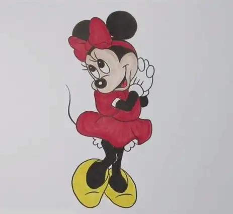 米妮简笔画图片 米妮怎么画