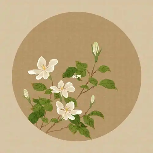 古风插画  #水彩插画  #栀子花开