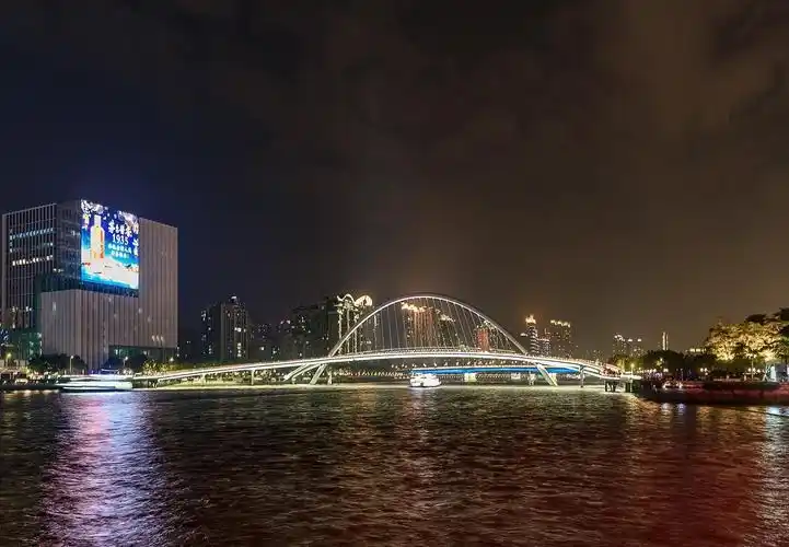 广州珠江两岸夜景