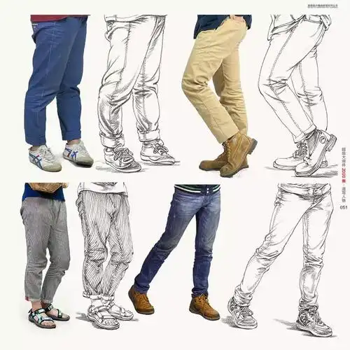 速写攻略:这些素材就够了_美术名师联盟_零二七艺考