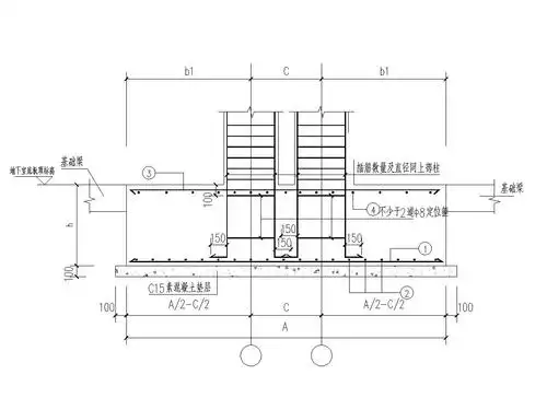 [贵州]幼儿园独立基础及桩基础施工图