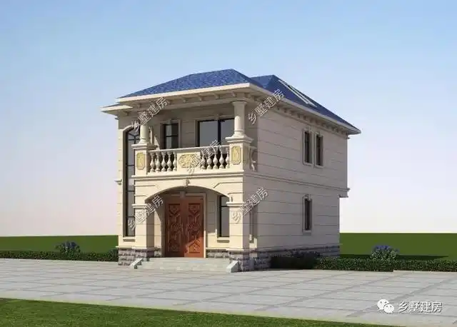 开间仅7米占地83平的二层自建小楼图20万就能建起来