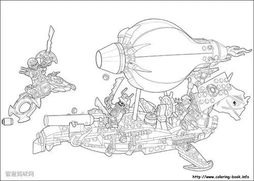 乐高幻影忍者:突袭齐柏林飞艇乐高图片乐高忍者乐高简笔画乐高幻影
