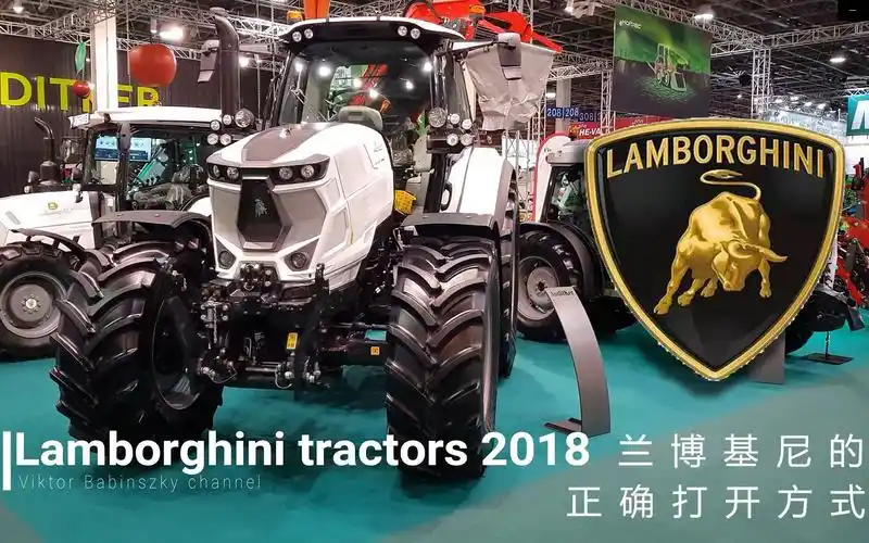 开着拖拉机赢取白富美兰博基尼lamborghini超跑拖拉机