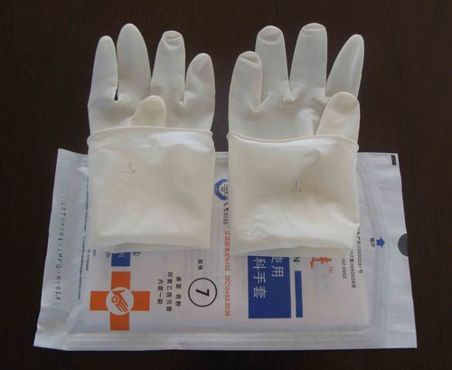 一次性医用外科橡胶乳胶手套加厚独立包装折叠灭菌手术无粉华泰