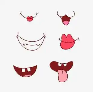 嘴巴简笔画图片大全 嘴巴简笔画图片大全卡通可爱