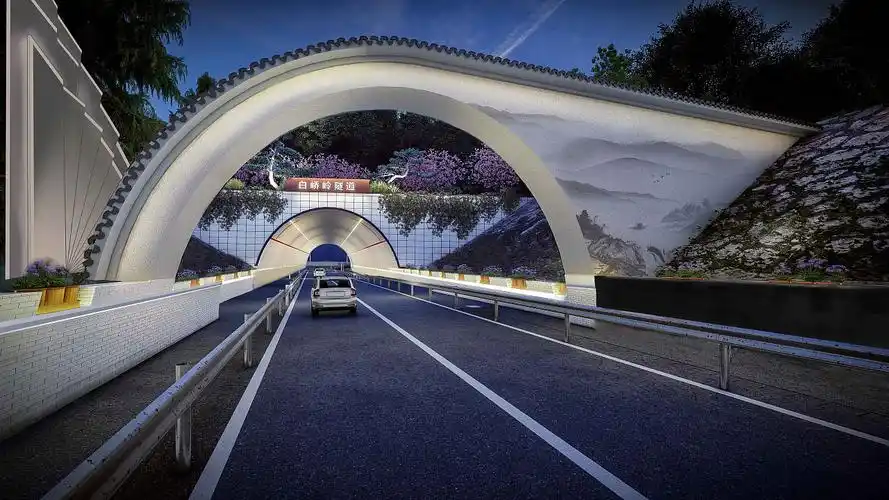 宁波白峤岭隧道口景观设计