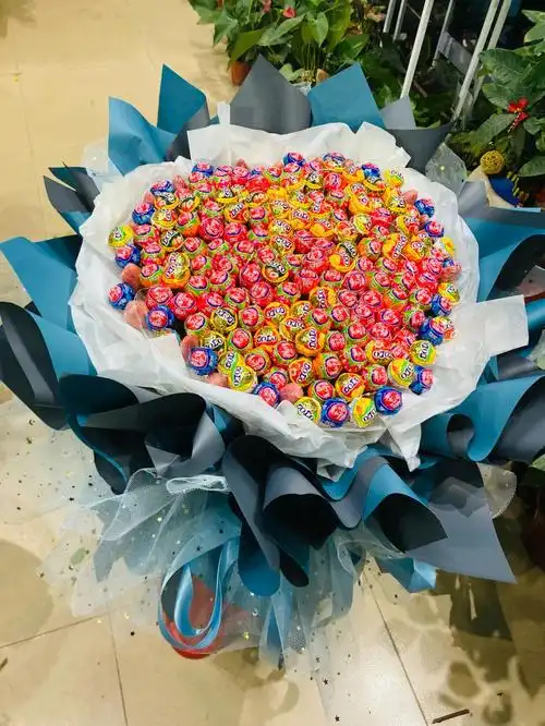 152枝爱心棒棒糖花束