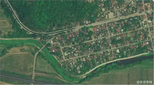 5米分辨率卫星图-农村房屋