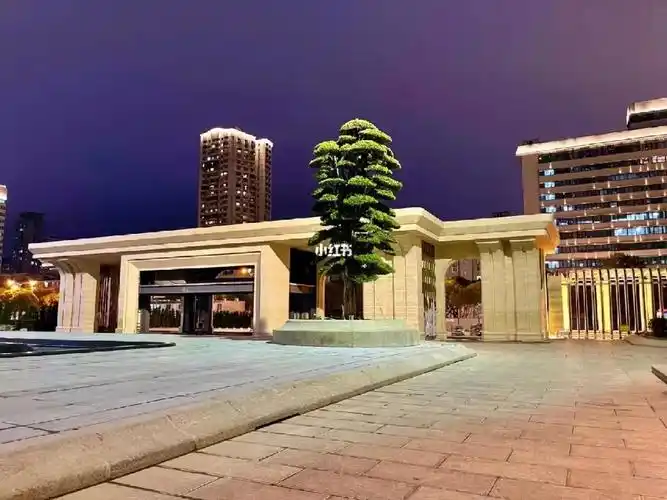 厦门帝景苑的夜景