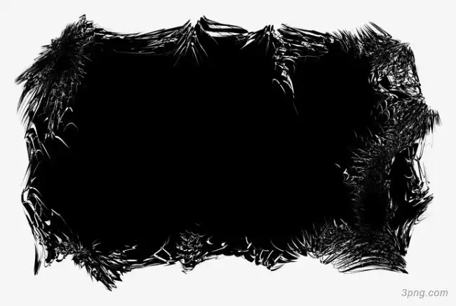 创意黑色蒙版png素材透明免抠图片其他元素