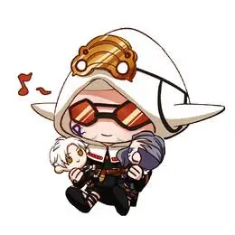 ff14 q版于里昂热憨憨头像 - 米画师