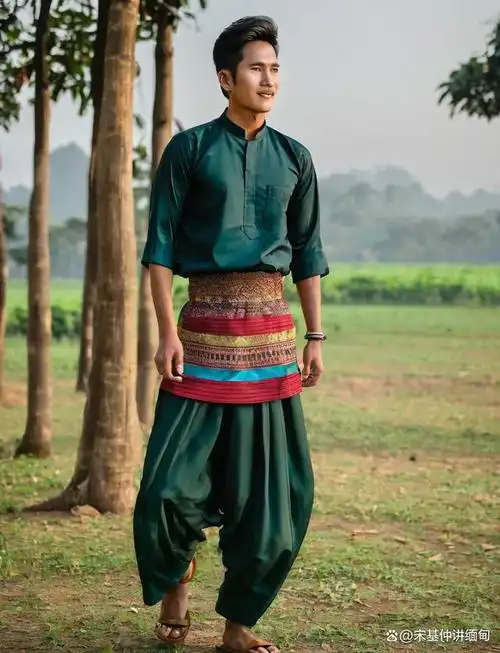 说一说缅甸最常见的服饰笼基的历史