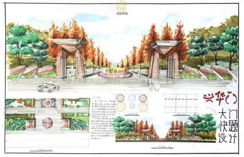 风景园林,景观环艺考研快题模板合集