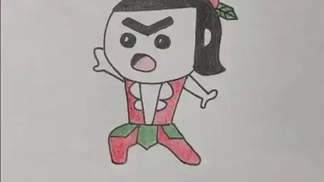 数字7画葫芦娃,一学就会