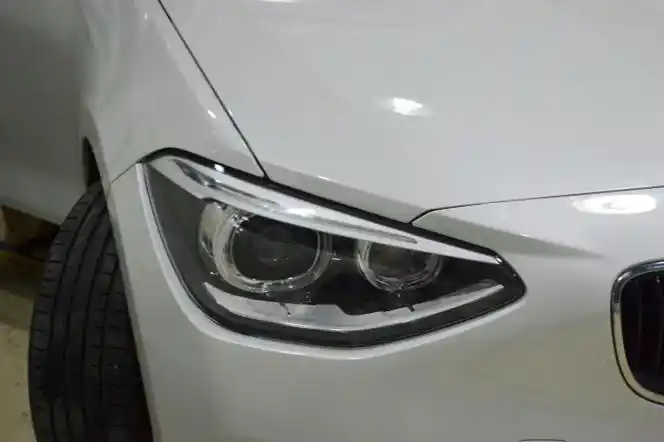 西安宝马116大灯改装118天使眼