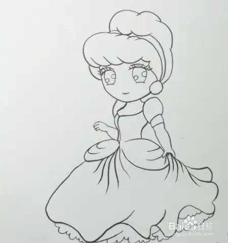 灰姑娘怎么画