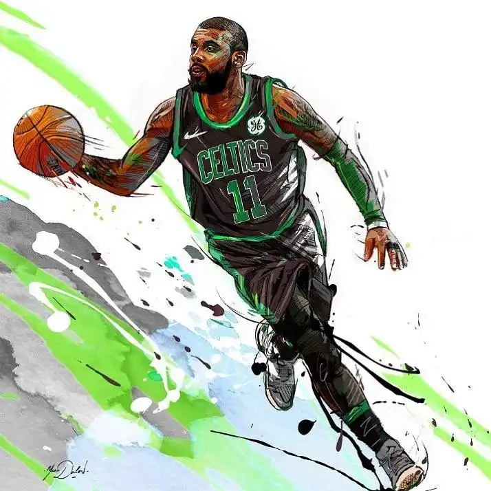 欧文酷炫绿军漫画他才是最像科比的人