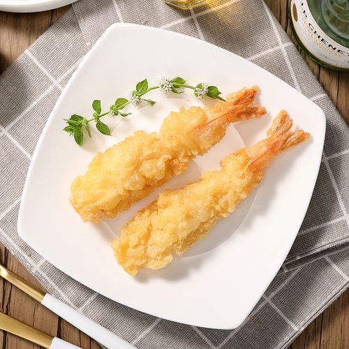 亚洲渔港天妇罗虾 10个裹粉日式炸虾 油炸半成品小吃寿司芙蓉虾