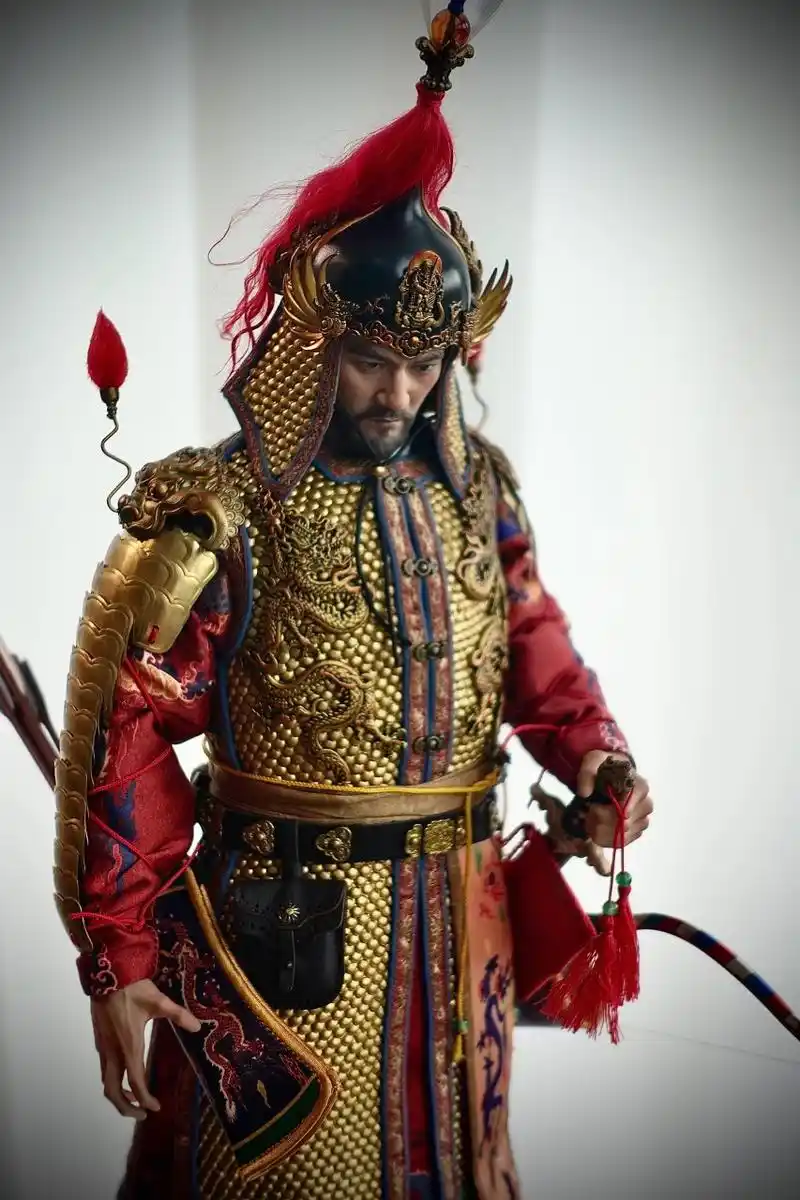 明代皇帝戎装 皇帝甲胄(明朝) 空灵阁 1/6 明神宗【盔甲版】(/ b金甲