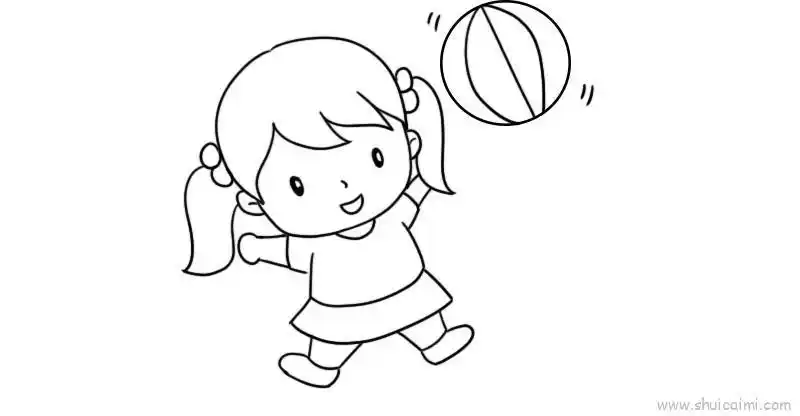 运动儿童画怎么画 运动简笔画画法