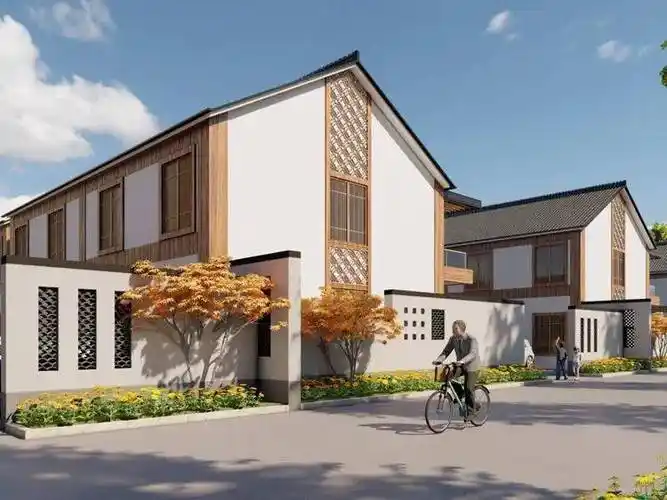 拆除原有的脏乱棚舍,修缮刷新并整治民居住宅外立面,村宅建筑风貌既