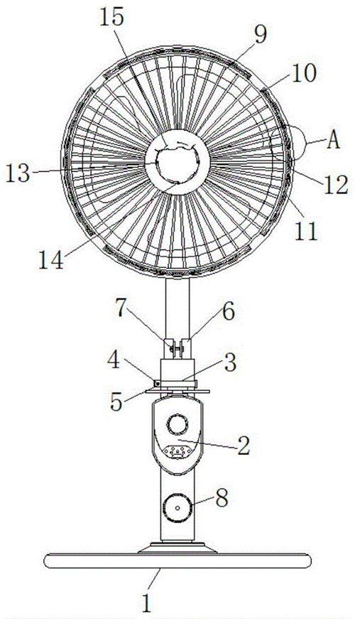 一种具有空气净化功能的防尘电风扇的制作方法