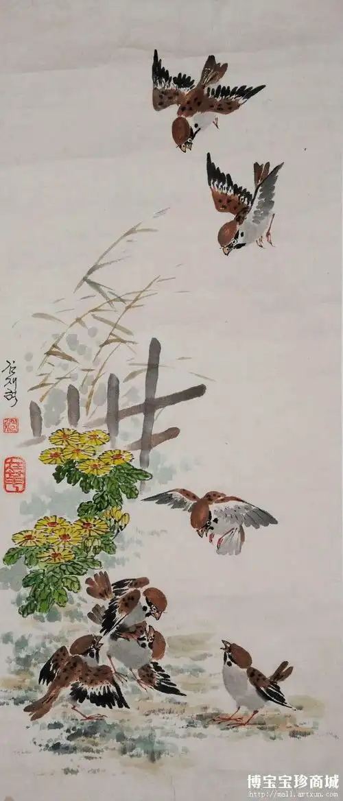 几种国画麻雀的绘画方法与步骤