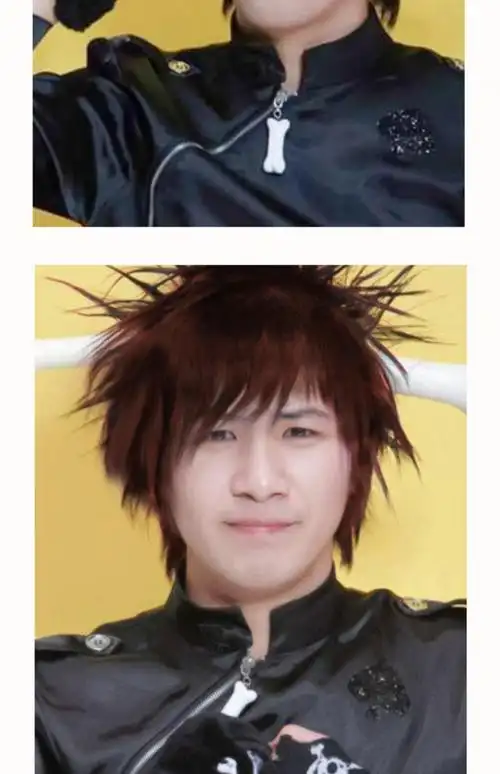 葬爱家族假发 杀马特假发男爆炸头长直发葬爱家族假发cos非主流表演