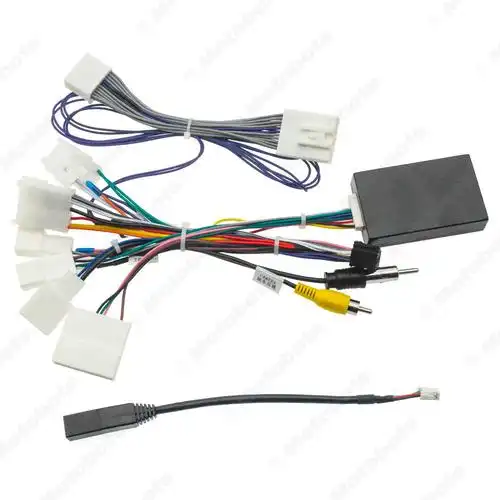 适用19款卡罗拉/19-20丰田威驰rav4赛纳大屏机导航电源线 协议盒