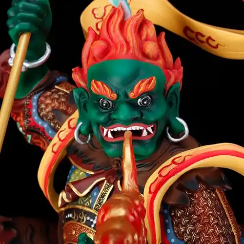 大士神像面然焦面面燃鬼王佛像羽林大神普渡摆件