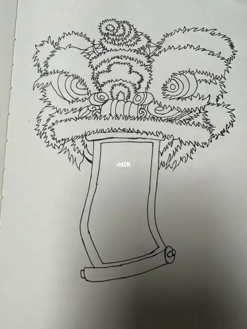 也来临摹一下(临摹版本@哆啦a梦(可约稿))四个字拉胯了整幅画#醒狮