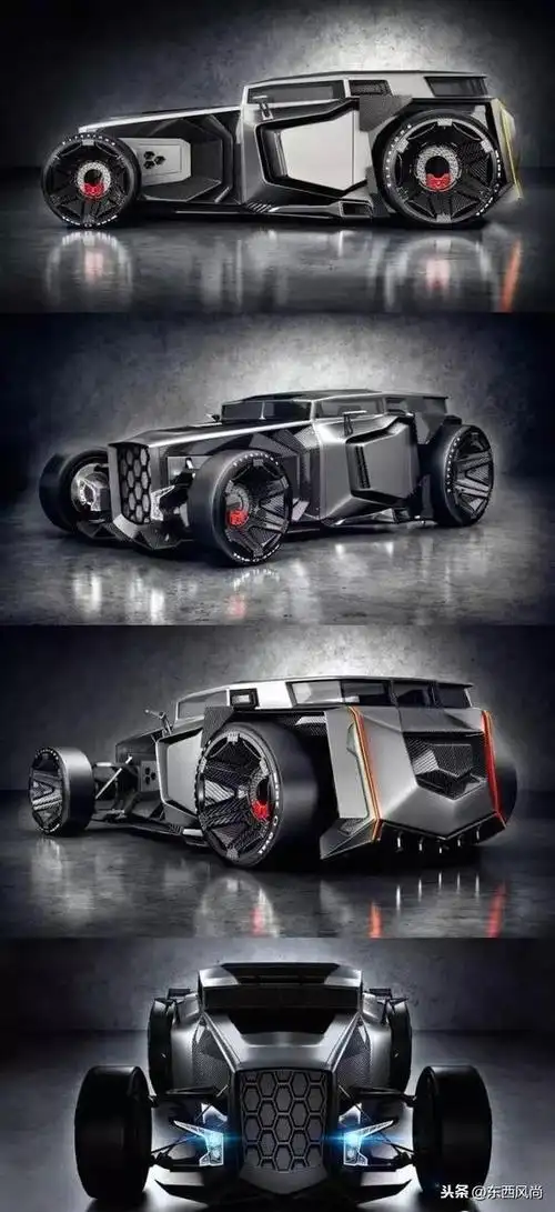 前卫帅气的概念车是拥有更加美观与超前设计的科技神器
