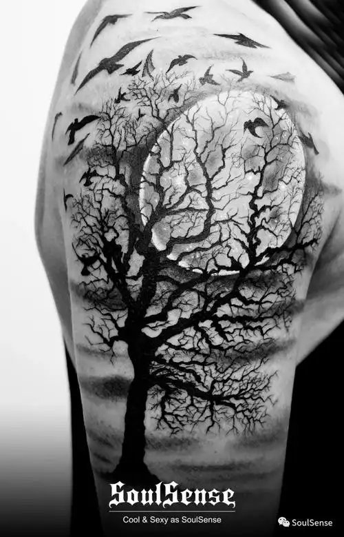 soulsense 纹身 | 树纹身:坚强不屈的生命力