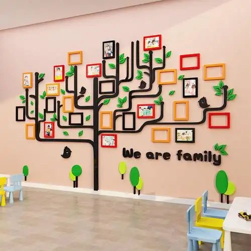 幼儿园环创主题文化照片墙背景墙面学生风采展示环境布置装饰成品